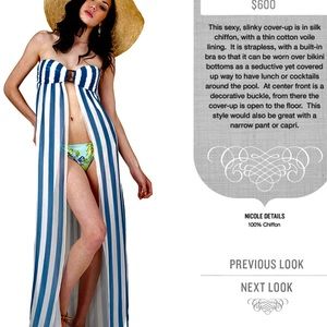 Resort cover up dress